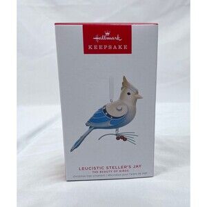 Hallmark Keepsake Leucistic Steller’s Jay Beauty of Birds Ornament